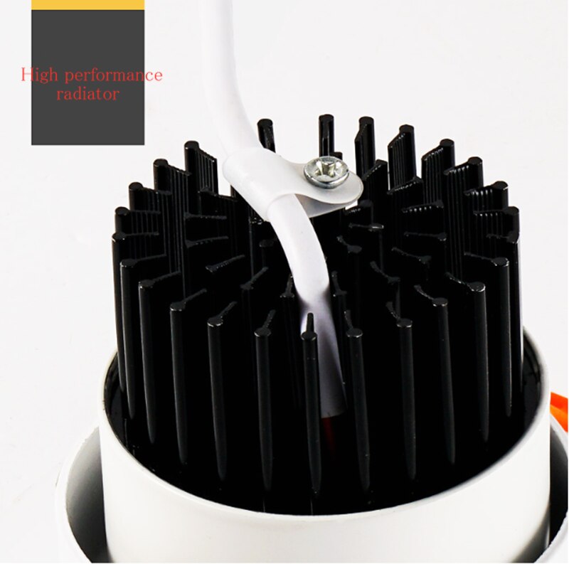 Recessed Square Dimmable LED Downlights 7W 9W 12W COB LED Ceiling Lamp AC85-265V Warm/Cold White LED Spot Lights Indoor Lighting