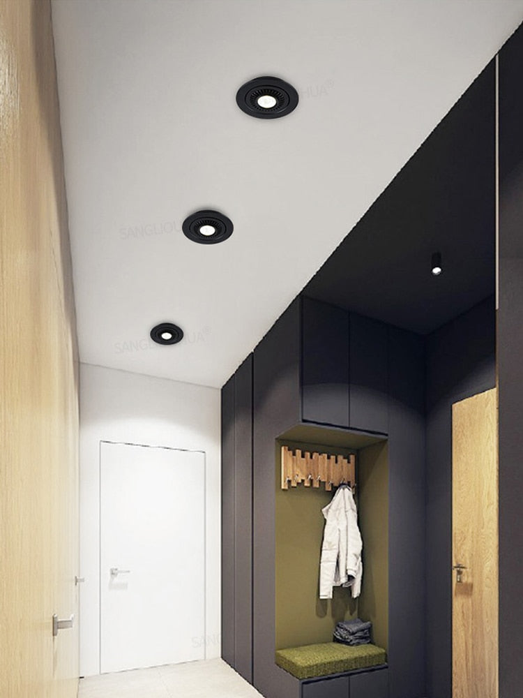 LED Ceiling Recessed Spot Light 15w 9w 7w 5w led bulb light 360 Degree Rotation Spot lighting for Kitchen Bedroom indoor lamp