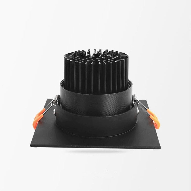 Recessed Dimmable COB LED Downlights 7W 9W 12W 24W LED Ceiling Spot Lights AC85-265V LED Ceiling Lamps Indoor Lighting