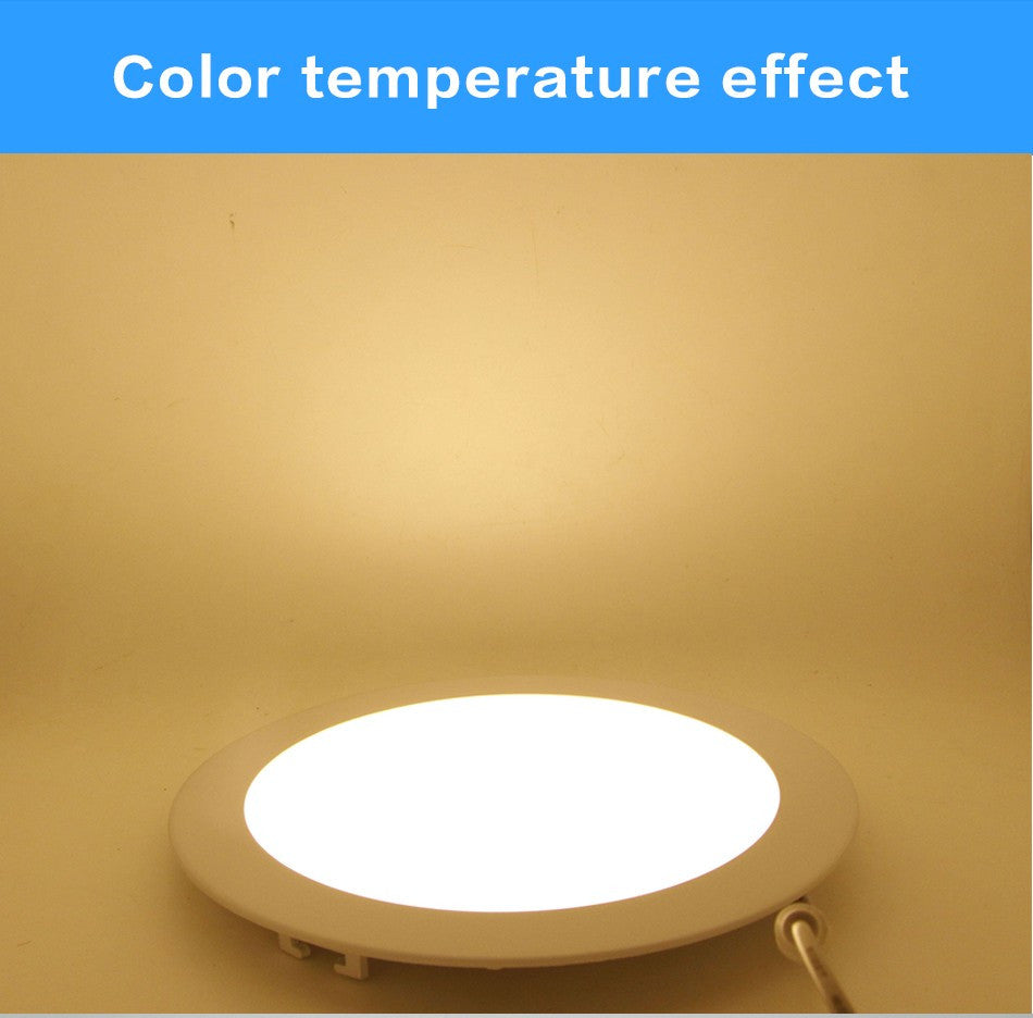 DBF Ultra Thin Dimmable Led Panel light 3W 4W 6W 9W 12W 15W 18W Round/Square Dimming LED Ceiling Recessed Light LED Downlight