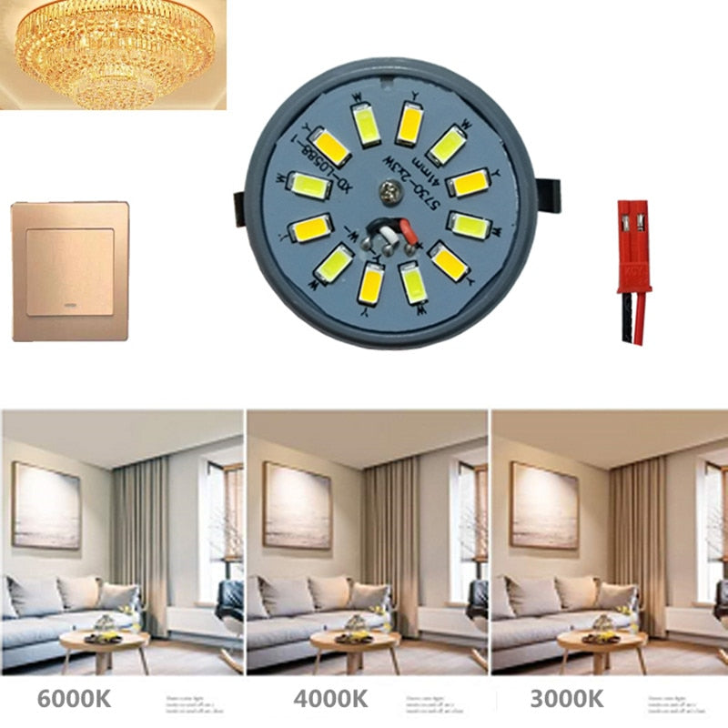 LED Downlight Lamp 5W 220V Integrated Light Cup LED Ampoule SpotLight Round Ceiling Recessed Umbrella LED Corn Bulb