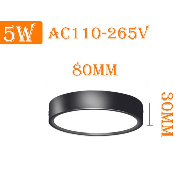 Led Downlights 220V 110V Surface Mounted 5/10/15/25W Mini Spot Led Down Light Lamp Foldable Downlights Home Lighting Living Room