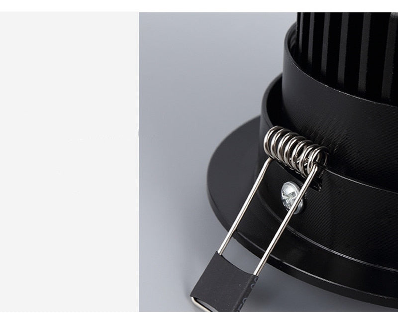 Dimmable COB Downlights Lamp 220v Ceiling Led Spot Lights 7W 9W 18W Recessed Round Room Kitchen Chambre Indoor Round Light