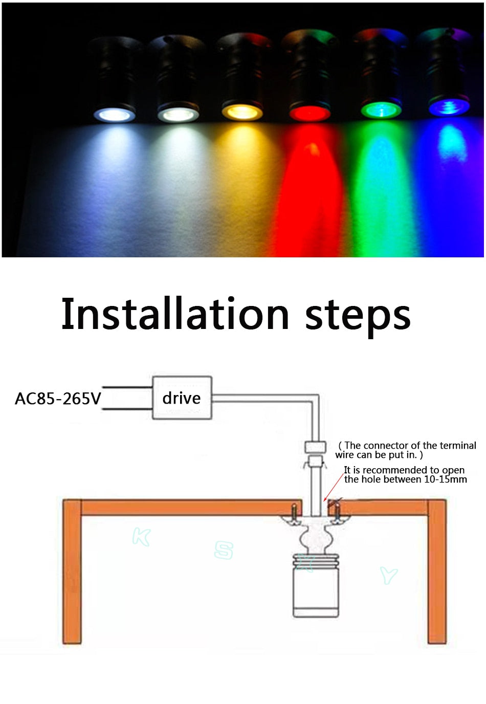 led recessed cabinet mini spot light 3W 110V 220V downlight 12V 24V DC jewelry show Include Led Driver 4000K Ceiling light lamp