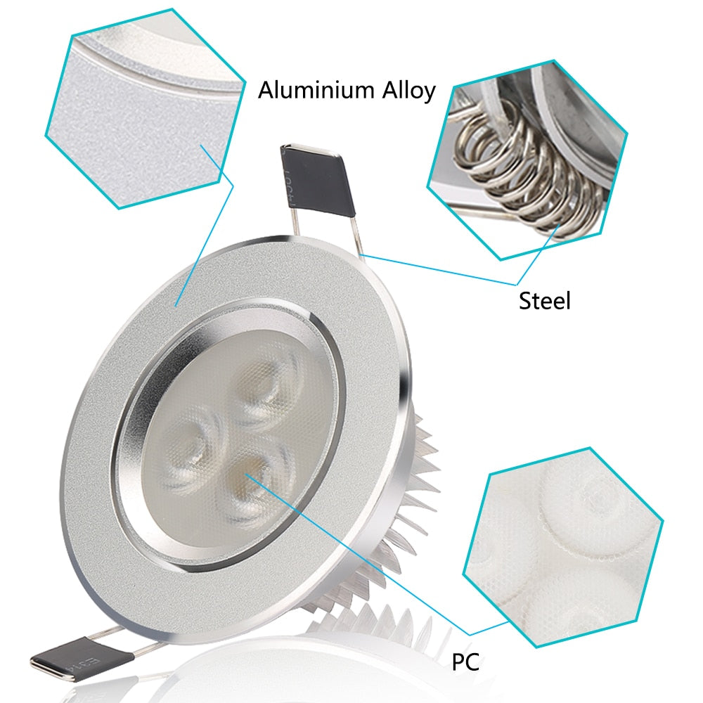 Downlight RGB LED Ceiling Lamp Spot Light with rgb controler 8pcs/lot 5W Recessed led lamp bulb pendant indoor lighting 85-265V