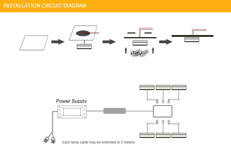 LED cabinet light with switch mini spotlight kitchen closet ultra-thin 12V small downlight decoration 3/4/6/8PCS spot AC110/220V