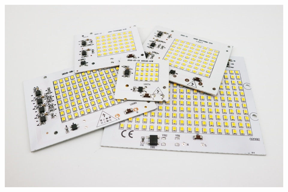 SMD 2835 LED Chip 100W 50W 30W 20W 10W Flood Light Beads AC 220V-240V Led Floodlight Lamp DIY For Outdoor Lighting Spotlight