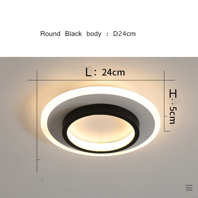 Modern LED Aisle Ceiling Lights Home Lighting Led Surface Mounted for Bedroom Living Room Corridor Light Balcony Lights