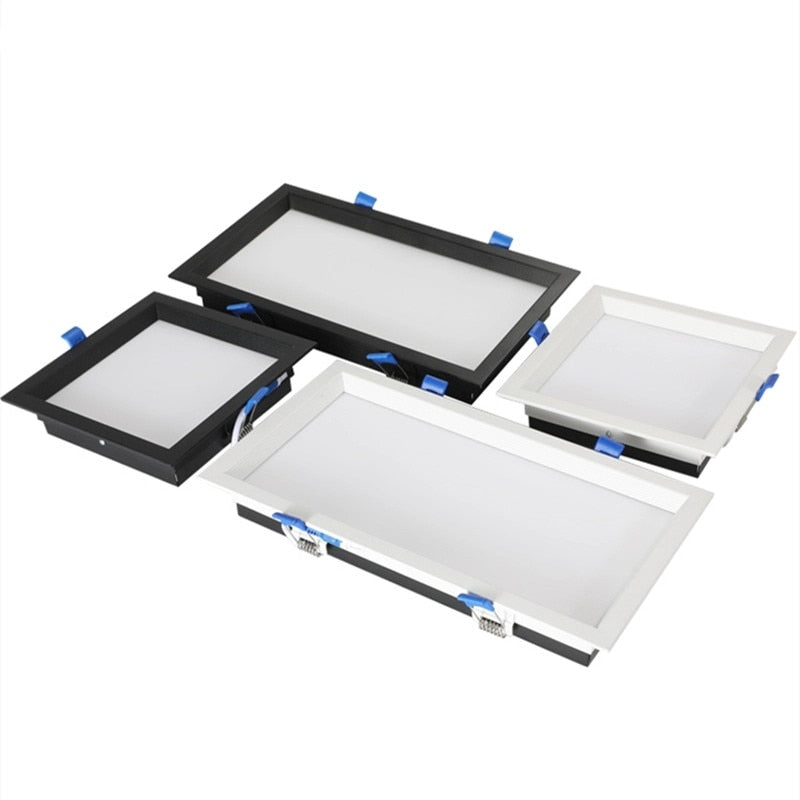 Led Panel 1pcs Dimmable Recessed led downlight 12W 18W 24w 30w Square LED Spot light led ceiling lamp AC110V 220V