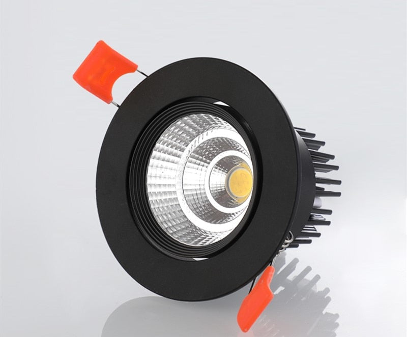 Super Bright Recessed LED Dimmable Downlight COB 3W 5W 7W 9W 12W 15W LED Ceiling Spot Light LED Ceiling Lamp AC 110V 220V