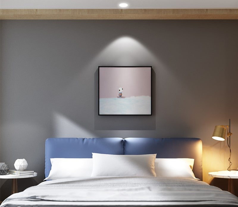 Super Bright Recessed LED Dimmable Downlight COB 3W 5W 7W 9W 12W 15W LED Ceiling Spot Light LED Ceiling Lamp AC 110V 220V