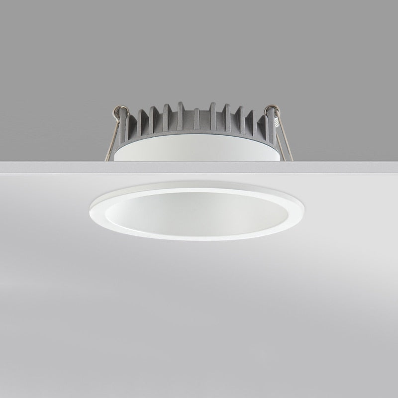 Dimmable Recessed Anti Glare LED Downlights 7W/9W/12W/15W LED Ceiling Spot Lights AC85~265V Background Lamps Indoor Lighting