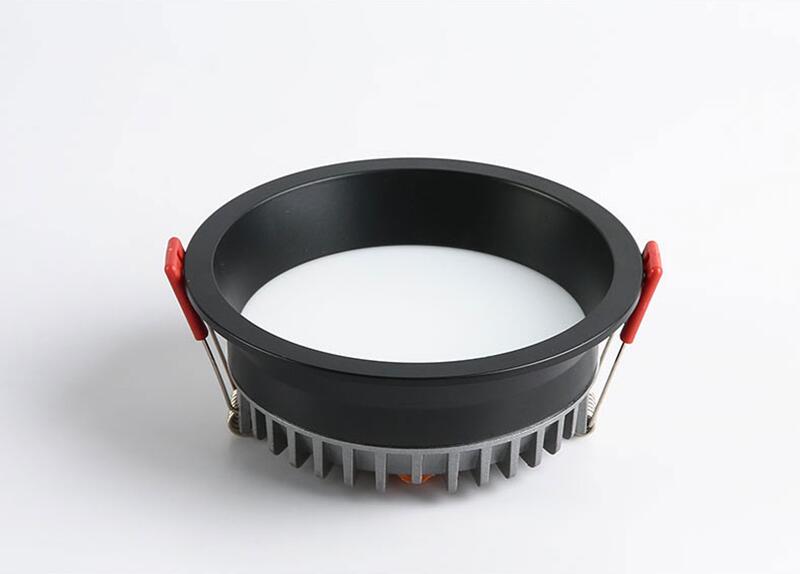 Dimmable Recessed Anti Glare LED Downlights 7W/9W/12W/15W LED Ceiling Spot Lights AC85~265V Background Lamps Indoor Lighting