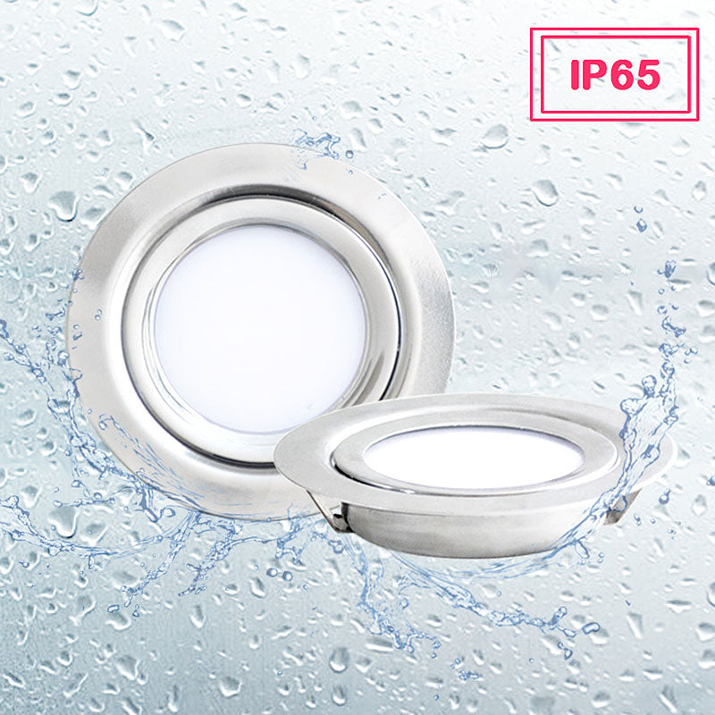 IP65 304 Stainless Steel 3W 5W 7W DC 12V LED Downlight for Home Kitchen Dining Spot Lighting 14mm Slim Mini Lamp