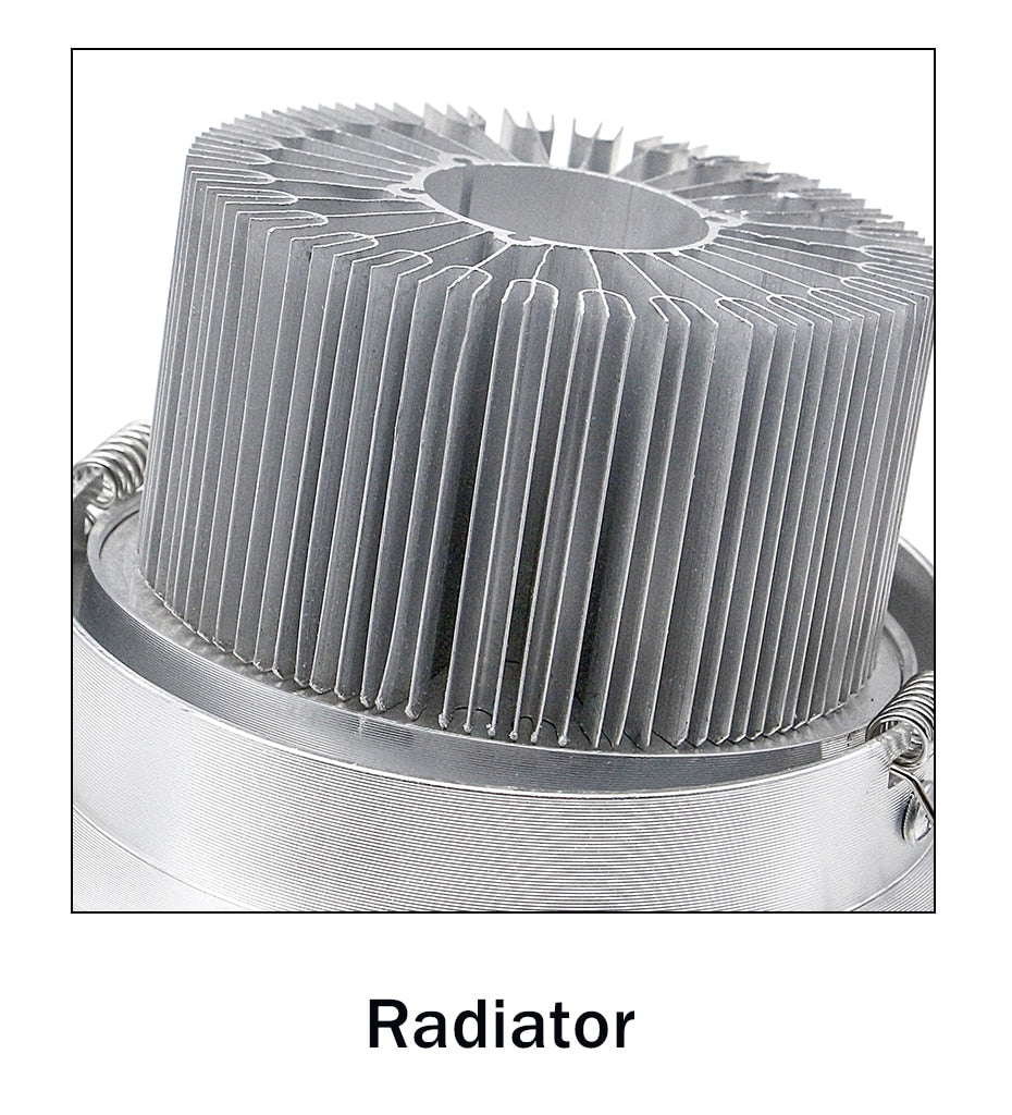 DBF High Power COB Downlight Dimmable Recessed LED Ceiling Lamp 7W 9W 12W 15W 18W LED Spot Light with AC85-265V LED Transformer