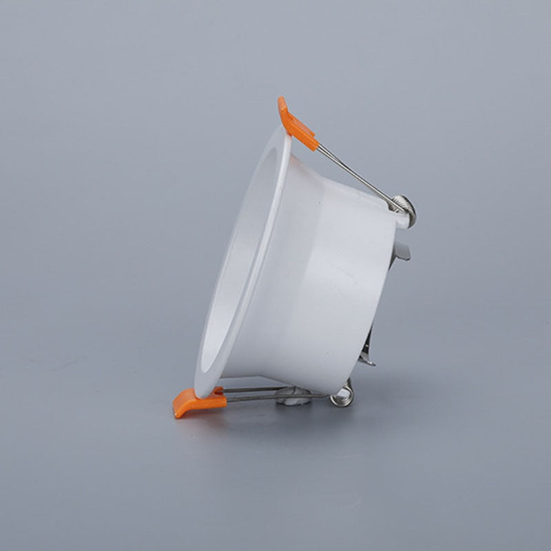 Round Gu10 Spot Bulb Recessed Led Ceiling Light Fixtures Downlight MR16 Fitting Mounting Ceiling Spot Lights Frame GU5.3 Sockets