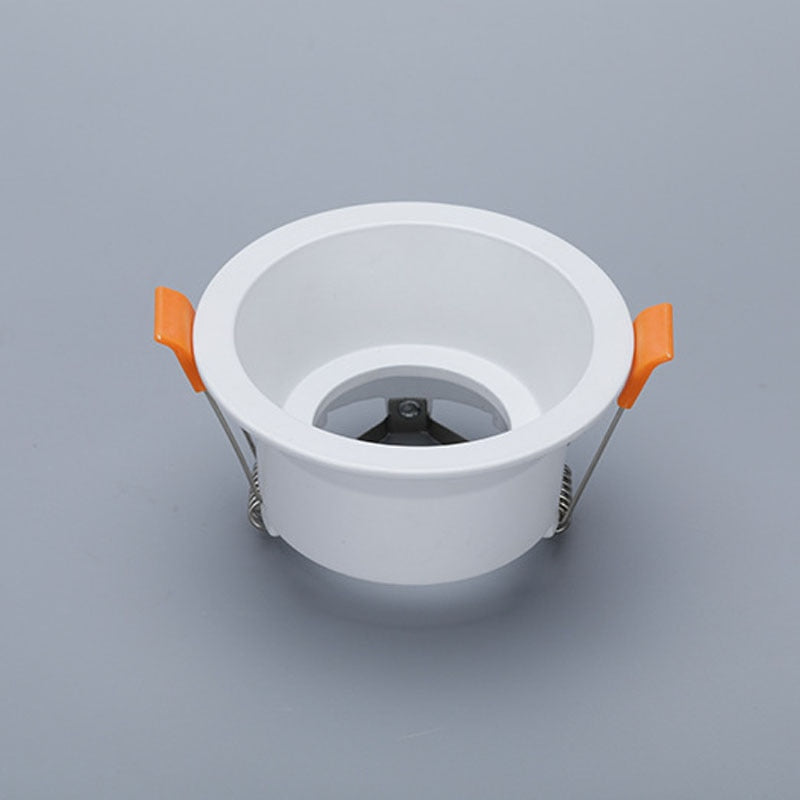 Round Gu10 Spot Bulb Recessed Led Ceiling Light Fixtures Downlight MR16 Fitting Mounting Ceiling Spot Lights Frame GU5.3 Sockets