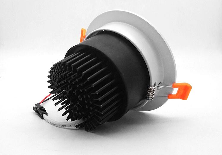 Dimmable Led Downlight Lamp 3w 5W 7w 9w 12w 15w Cob Led Spot AC 110V / 220V Ceiling Recessed Downlights Round