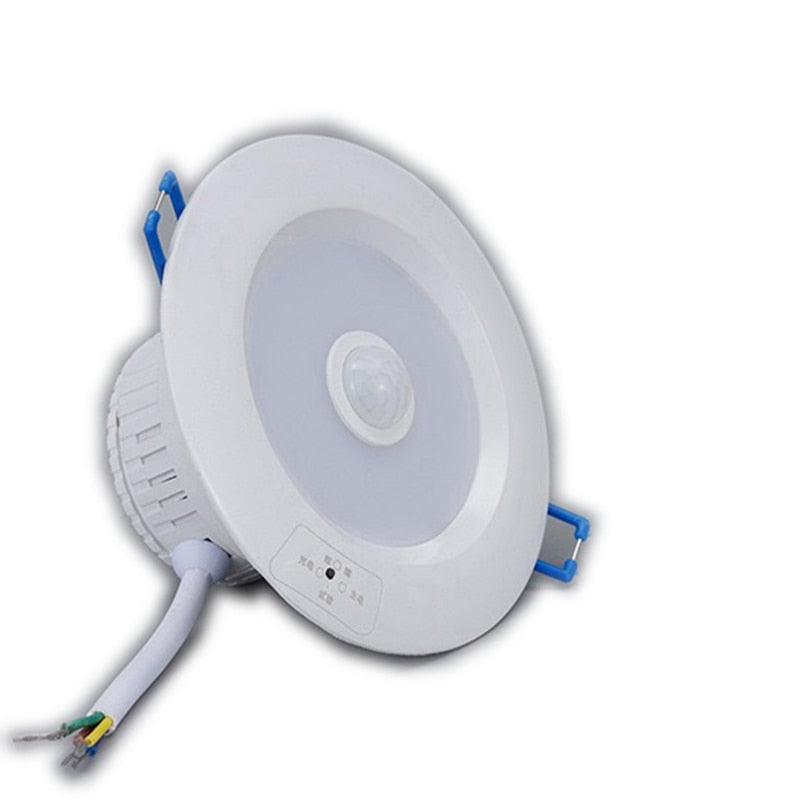 Lighting Control LED Emergency Light Round Shape LED Indoor Light 5W 8W 12W Emergency Downlight