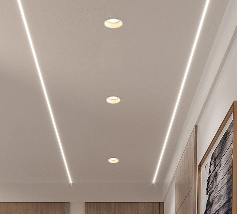 Dimmable Led Downlights Surface Mounted Ceiling Led 7w 9w Round White Room Home Lighting Fixture Ac220v 5730 Recessed Downlight