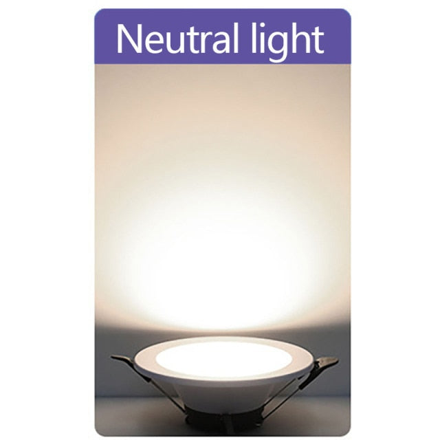 Downlight Led Recessed Ceiling Light Barrel Light Round Bulb Lamp 5W 9W 12W 18W Living Room Opening Light Indoor Luminaire IP65