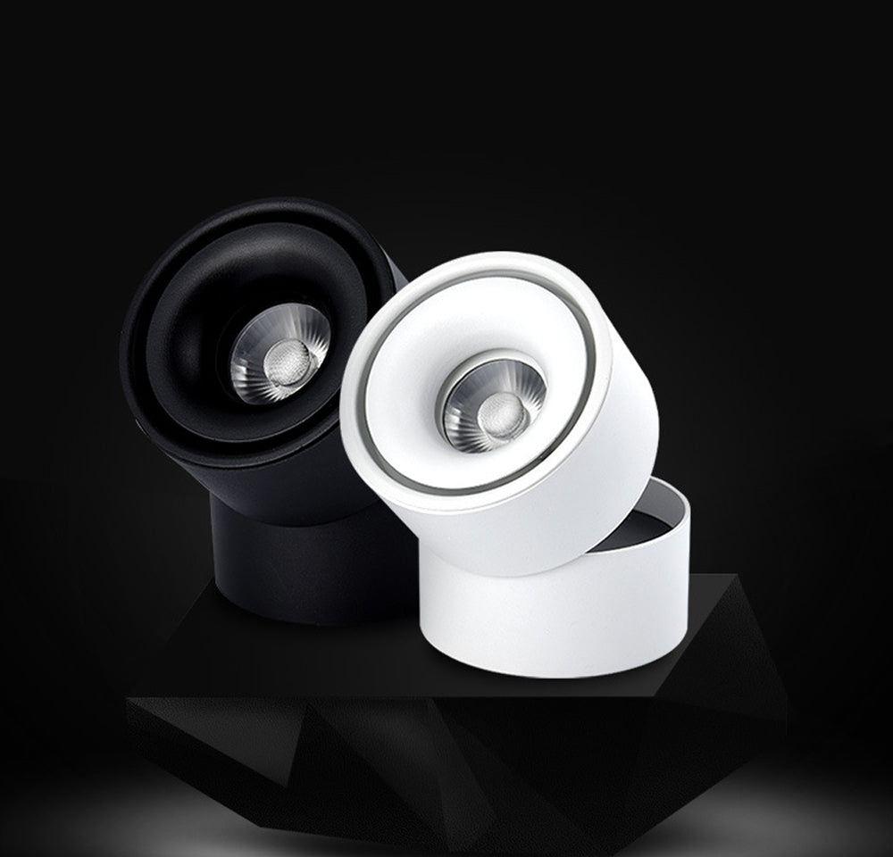 Surface Mounted Mini Embedded COB LED Downlights 5W 7W 12W 360 degree rotation LED Ceiling Lamp Spot Light Downlight AC85-265V