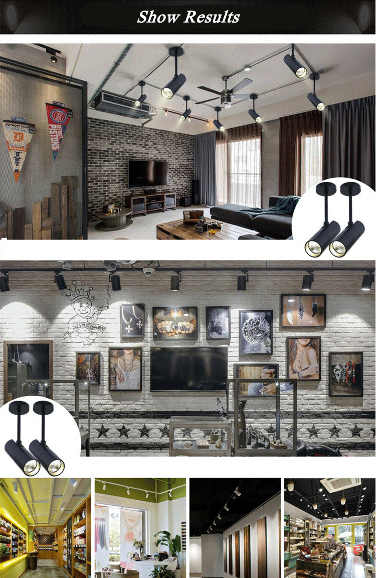 Led COB wall COB lamp LED Downlights 5w 7w 9w AC85-265V Surface Mounted dimmable LED Ceiling Lamps Spot Light Rotation