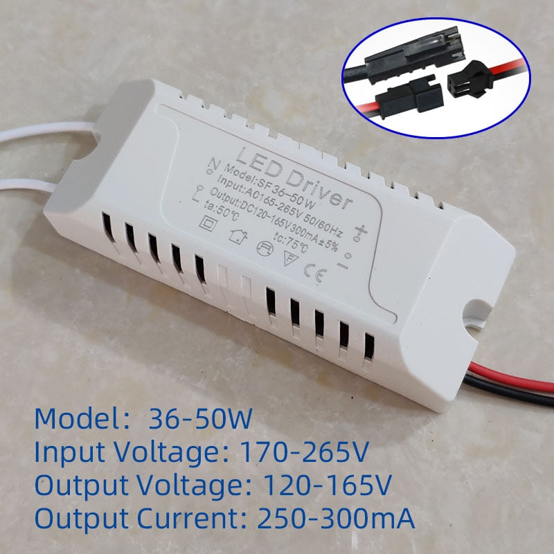 LED Driver 3W 5W 7W 9W 10W 12W 15W 18W 20W 24W 36W Power Supply Unit Downlight Lighting Transformers Adapter For LED Lights DIY
