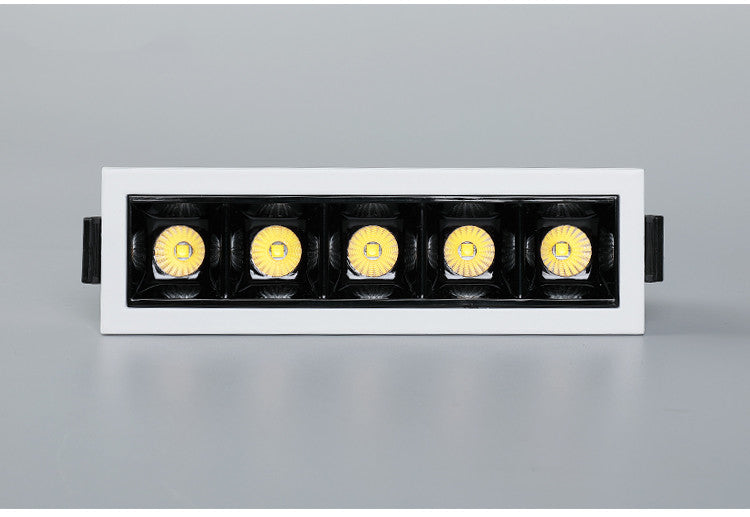 Embedded Creative LED Downlight 20W 10W 4W 2W Line Recessed Lamp 110V 220V Led Bulb Bedroom Kitchen Indoor LED Spot Light Black