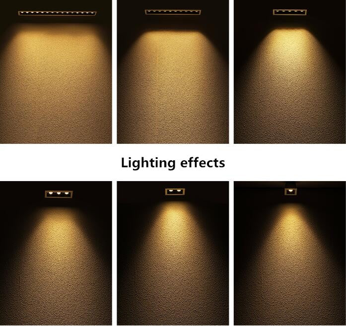 Line lights LED Downlight Spot Light Indoor Recessed Lighting Linear bar Laser Blade Ceiling Line Lamp 2W 4W 10W 20W 30W