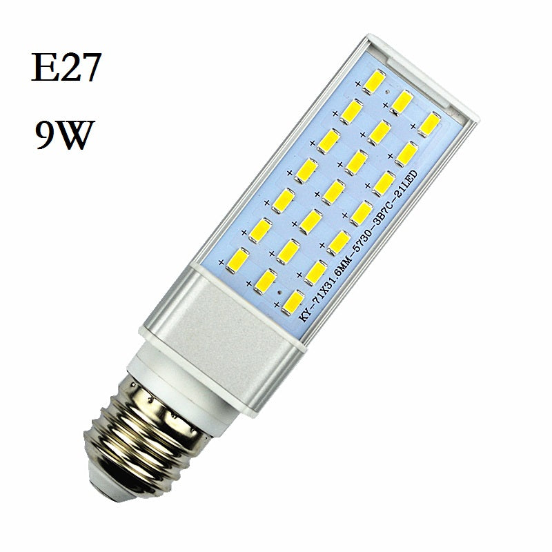Brand New LED Lampada G24 E27 9W 11W 13W 15W 18W 30W LED downlight Horizontal Plug lamp Light Bombillas led Corn Bulbs Spotlight