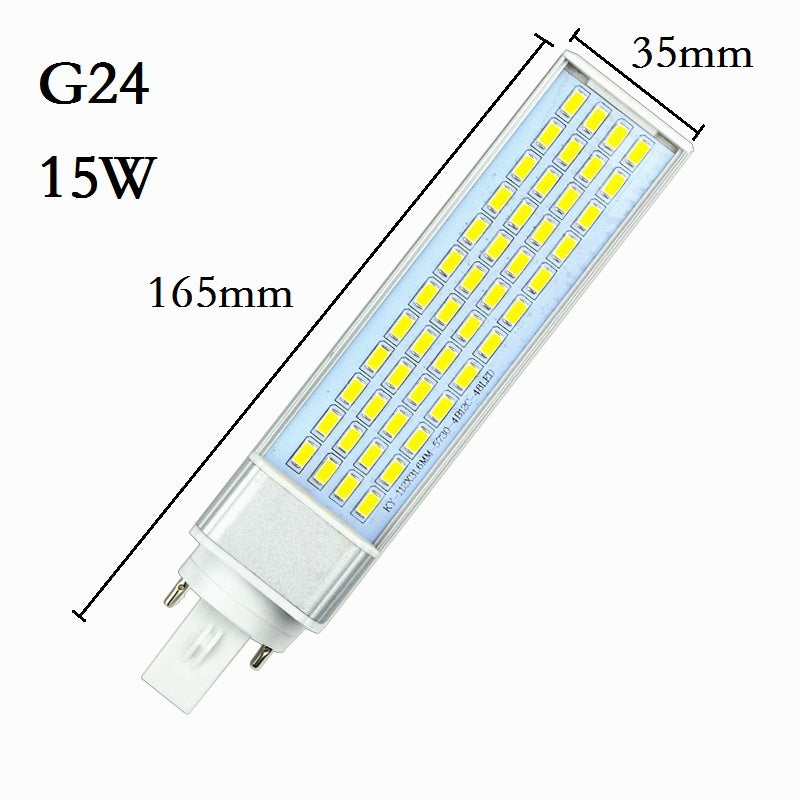 Brand New LED Lampada G24 E27 9W 11W 13W 15W 18W 30W LED downlight Horizontal Plug lamp Light Bombillas led Corn Bulbs Spotlight