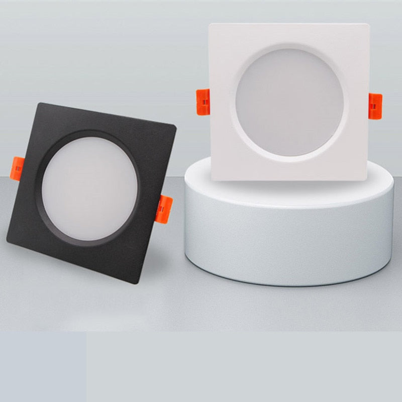 LED Ceiling Lamp 12W Square Dimmable Downlight 3W 5W 7W 9W Recessed Spot light Built-in focos 230v 240v Indoor Home Lighting