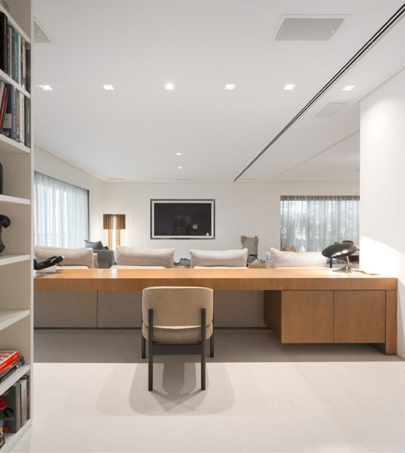 Recessed Square LED Grill Downlight Base Ceiling Mount Adjustable Frame Bracket GU10 MR16 Lamp Holder Spot Light Fitting Fixture