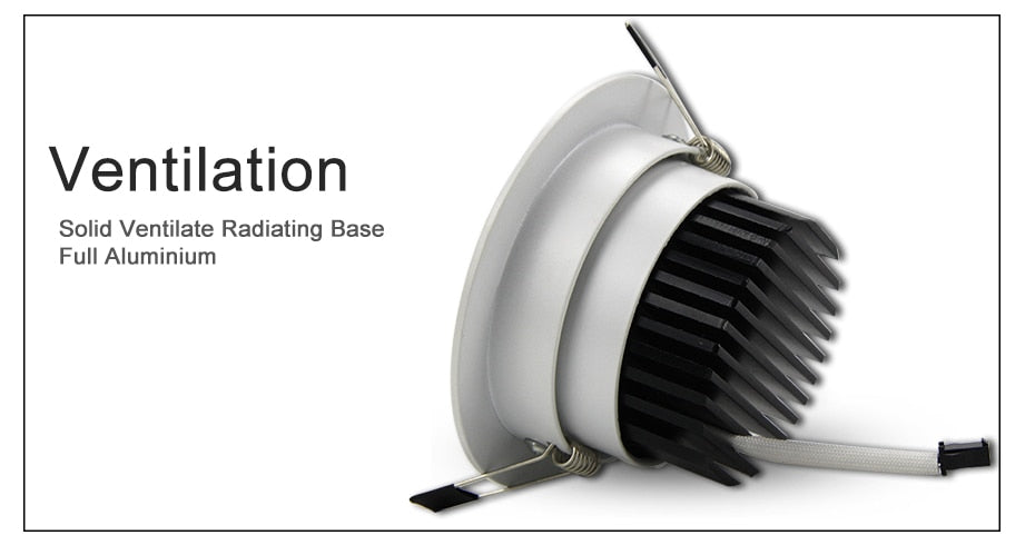 Round/Square Recessed LED Dimmable Downlight COB 6W 9W 12W 15W LED Spot Light LED Decoration Ceiling Lamp AC 110V/220V