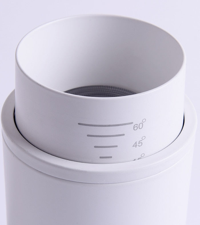 Dimmable E27 par20 LED light Zoom Spotlight Angle adjustment cob ceiling 7w 12w dining/living room bar cafe LED downlight