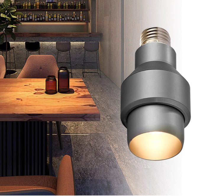 Dimmable E27 par20 LED light Zoom Spotlight Angle adjustment cob ceiling 7w 12w dining/living room bar cafe LED downlight