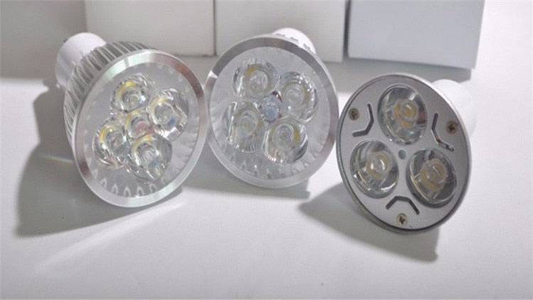 Bright 9W 12W 15W GU10 MR16 LED Bulbs Light 12V 110V 220V Dimmable GU10 Led Spotlights Red Green Blue Yellow White LED downlight