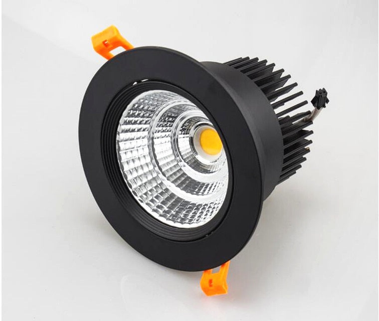 High Brightness Dimmable Recessed LED Downlights 9W 12W 15W COB LED Ceiling Spot Lights 110-240V LED Ceiling Lamps Indoor Lighting