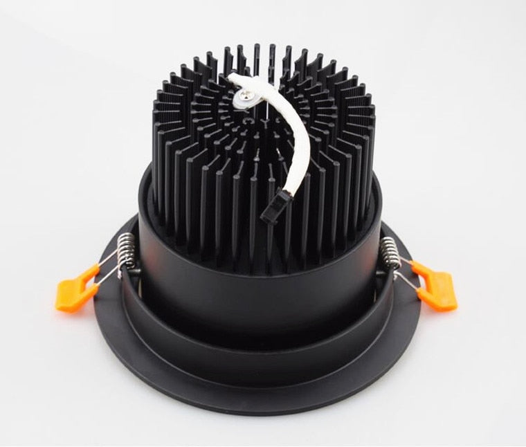 High Brightness Dimmable Recessed LED Downlights 9W 12W 15W COB LED Ceiling Spot Lights 110-240V LED Ceiling Lamps Indoor Lighting