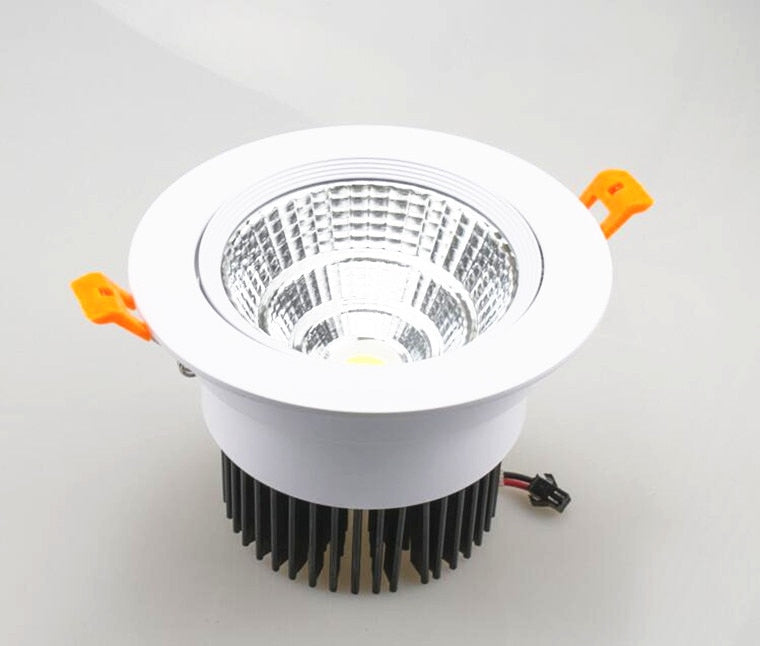 High Brightness Dimmable Recessed LED Downlights 9W 12W 15W COB LED Ceiling Spot Lights 110-240V LED Ceiling Lamps Indoor Lighting