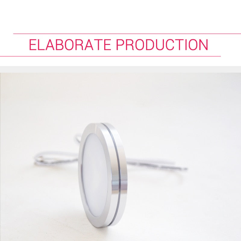 Cabinet Spotlight Household Ultra-thin 9mm Showcase Surface Mounted LED Panel Light DC12V Kitchen Furniture Mini Small Downlight