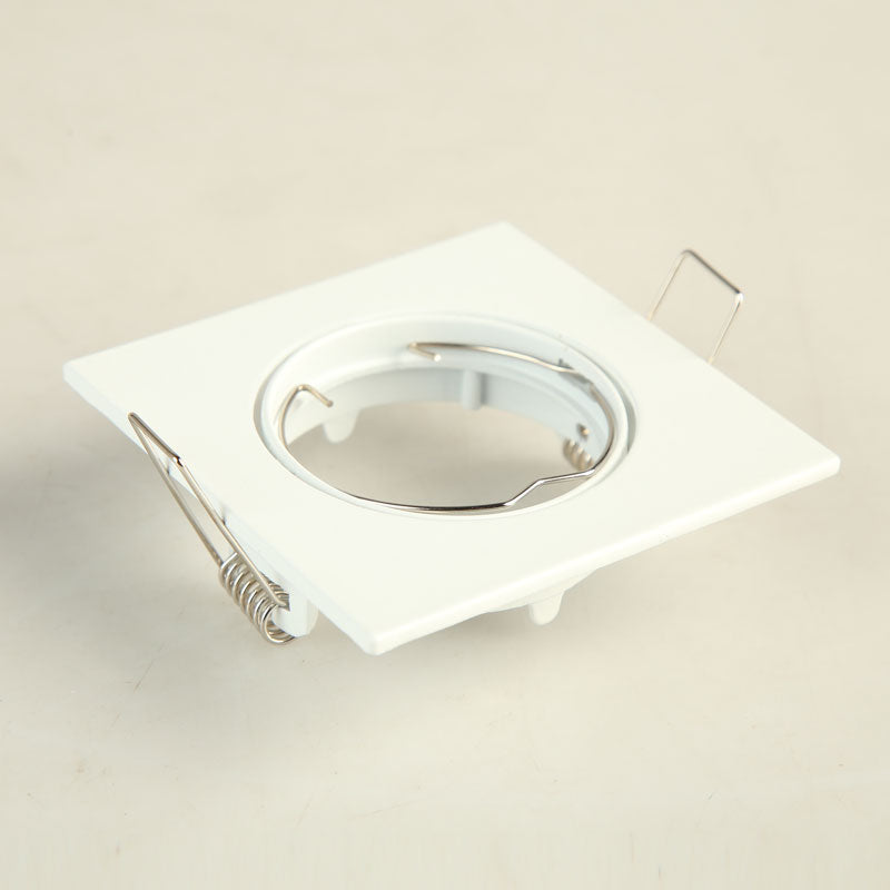 Square White Downlight Recessed Lighting Kit fitting COB 6W LED Bulb GU10 MR16 Ceiling Spot light fixture With MR16/GU5.3 Socket