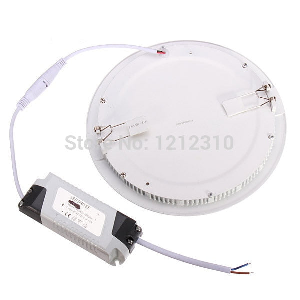 Ultra thin led down light lamp 3w 4w 6w 9w 12w 15w 25w led ceiling recessed grid downlight slim round panel light LED Spotlight