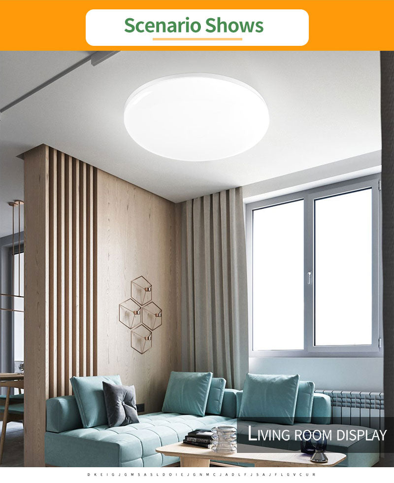 Kaguyahime LED Panel Light 18W 24W 36W LED Surface Ceiling Downlight AC85-265V Round Ceiling Lamp For Decoration Home Lighting