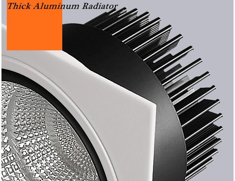 Square Dimmable led downlight lamp 7W 9w 12w 15w cob led spot 220V/110V ceiling recessed downlights square led panel light