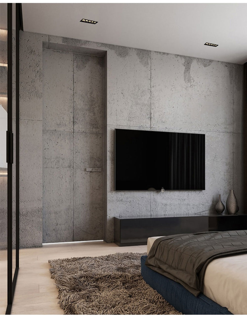 LED Downlight Dimmable Strip Line Light Bar Creative Linear Recessed Embeded Ceiling Lamps Living Room Corridor Indoor Lighting