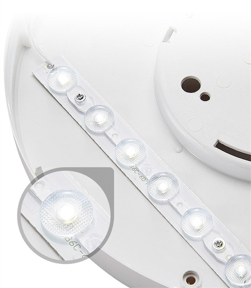 PIR Motion Sensor Ceiling Lights Modern Surface Mounted Led Panel Ceiling Lamp for Living Room Lighting Fixture