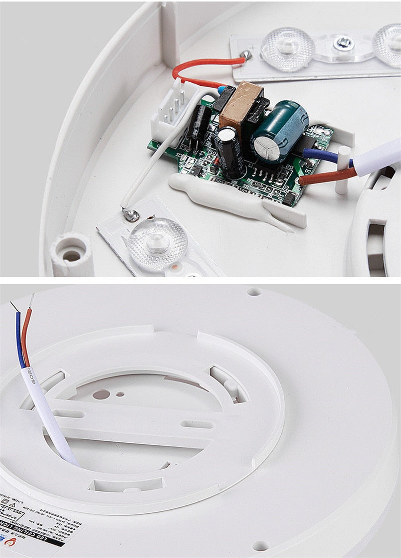 PIR Motion Sensor Ceiling Lights Modern Surface Mounted Led Panel Ceiling Lamp for Living Room Lighting Fixture