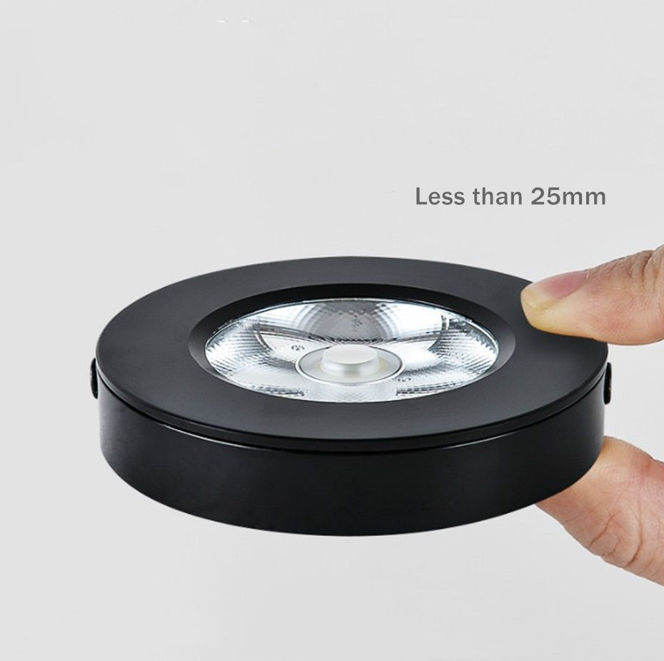 Ultra Thin Driverless downlight led 10W 7W Surface Mounted LED downlight 220V Spot light led For Indoor home lighting lamps